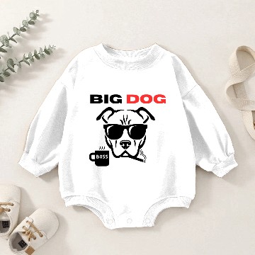 Discover BIG DOG Baby Romper Sweatshirts