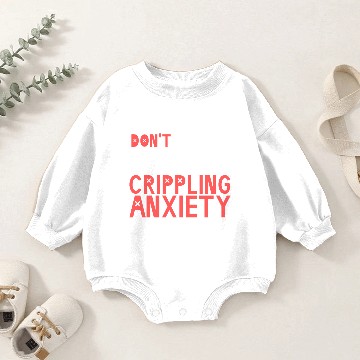 Discover Crippling Anxiety Baby Romper Sweatshirts