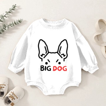 Discover big dog Baby Romper Sweatshirts