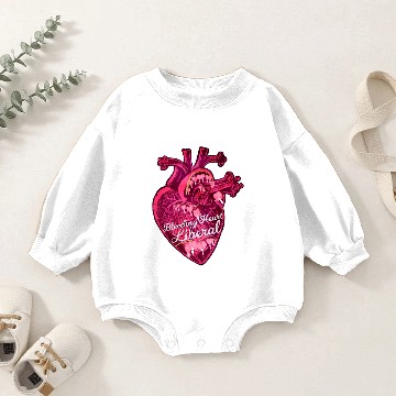 Discover Bleeding Heart Liberal Baby Romper Sweatshirts