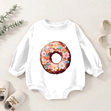 Discover Indulge in sweetness Baby Romper Sweatshirts