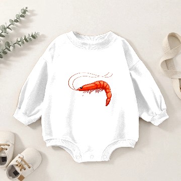 Discover I'm Just Here For The Shrimp Baby Romper Sweatshirts
