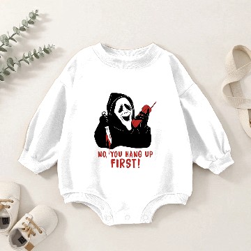 Discover No You Hang Up First Baby Romper Sweatshirts Funny Halloween