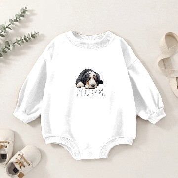 Discover Bernedoodle Baby Romper Sweatshirts