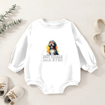 Discover Bernedoodle Baby Romper Sweatshirts