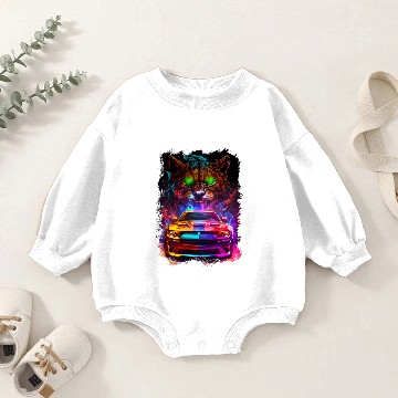 Discover Hellcat from Hell Baby Romper Sweatshirts