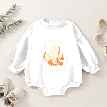 Discover I Ghost People All Year Round Baby Romper Sweatshirts