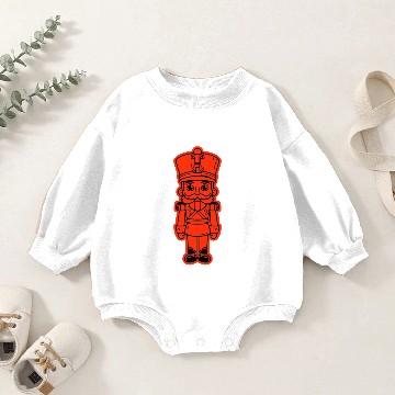 Discover Nutcracker Christmas symbol Baby Romper Sweatshirts