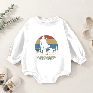 Discover The dadalorian Baby Romper Sweatshirts