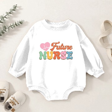 Discover Future Nurse Baby Romper Sweatshirts