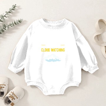 Discover Smart People Cloud Watching Baby Romper Sweatshirts