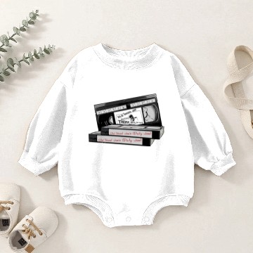 Discover VHS Tape Design Baby Romper Sweatshirts