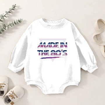 Discover made in the 80s Baby Romper Sweatshirts