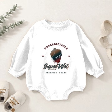 Discover Unpredictable bleeding heart (Clean Style) Baby Romper Sweatshirts