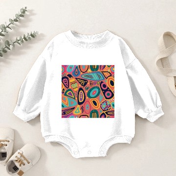 Discover Afrocentric Patterns Create wrapping paper des Baby Romper Sweatshirts