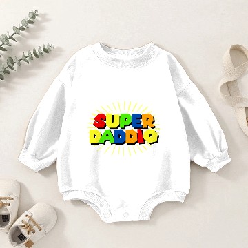 Discover SUPER DADDIO Baby Romper Sweatshirts