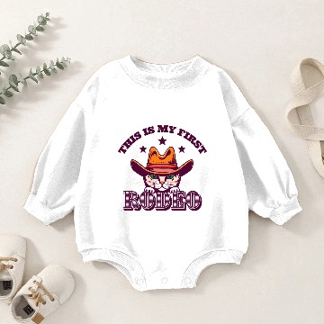 Discover This is my first rodeo Baby Romper Sweatshirts