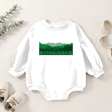 Discover Evergreen Baby Romper Sweatshirts