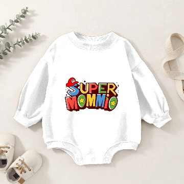 Discover Super mommio Baby Romper Sweatshirts