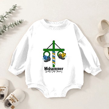 Discover Midsummer Ladybug Maypole Baby Romper Sweatshirts