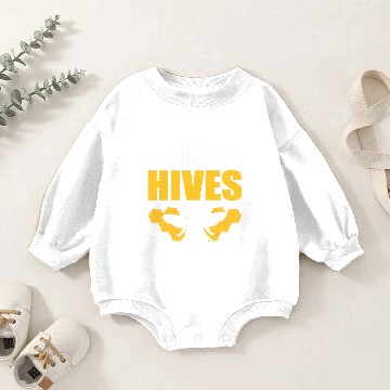 Discover Honey Bee Hive Beekeeper Baby Romper Sweatshirts