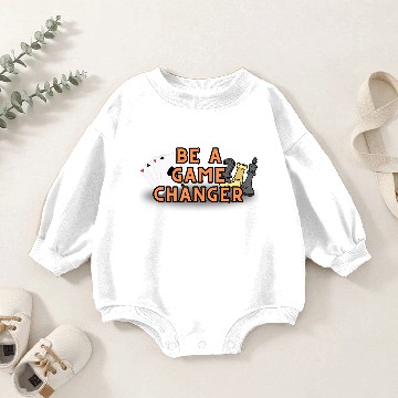 Discover Be a Game changer Baby Romper Sweatshirts