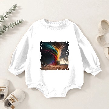 Discover Twister Baby Romper Sweatshirts