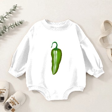 Discover Jalapeno Pepper Baby Romper Sweatshirts