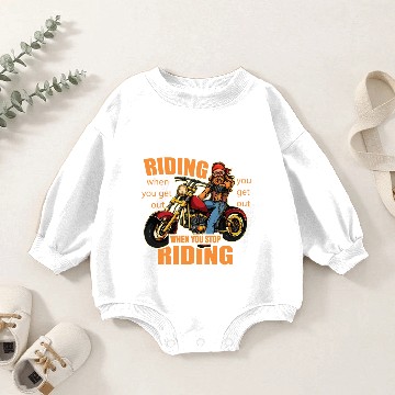 Discover VETERAN CHOPPER RIDER Baby Romper Sweatshirts