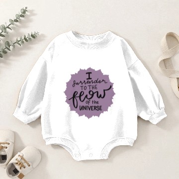 Discover Crown Chakra Affirmation Baby Romper Sweatshirts