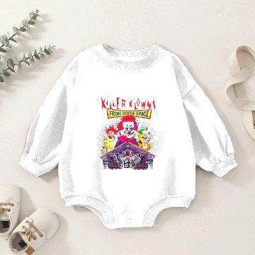 Discover Killer Klowns From Outer Space Jester Baby Romper Sweatshirts
