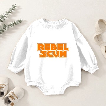 Discover Rebel Scum Baby Romper Sweatshirts