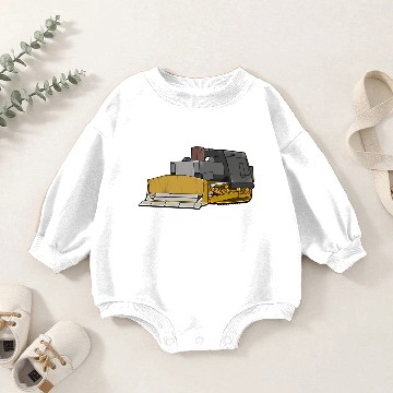 Discover Killdozer Baby Romper Sweatshirts