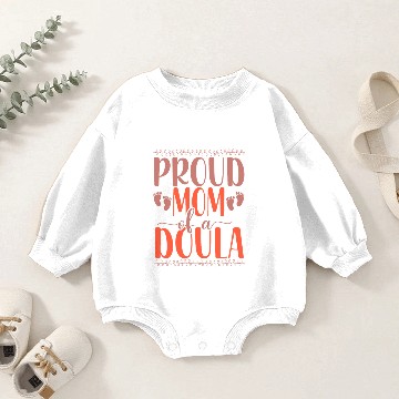 Discover Doula Birth Worker Mom Proud Mom Baby Romper Sweatshirts