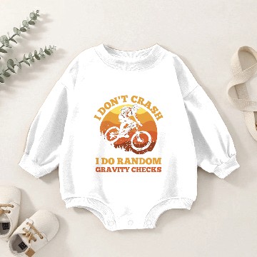 Discover Daredevil Cyclist Baby Romper Sweatshirts