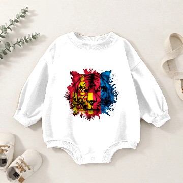 Discover Mongolia Baby Romper Sweatshirts