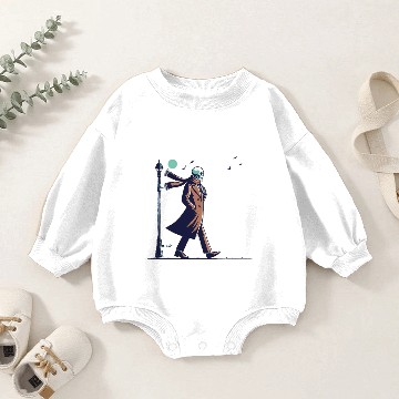 Discover Preppy skeleton Baby Romper Sweatshirts