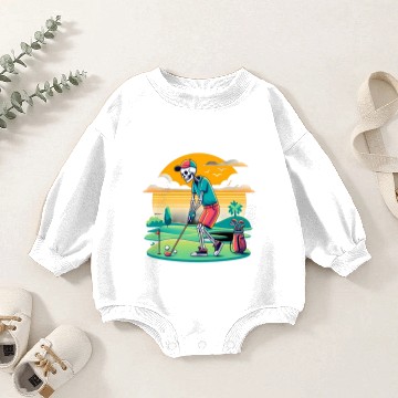 Discover Preppy skeleton Baby Romper Sweatshirts