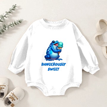 Discover Poison dart frog Baby Romper Sweatshirts