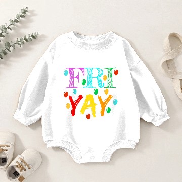 Discover FriYay Weekend Friday Funny Teacher Baby Romper Sweatshirts