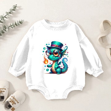 Discover Gentleman Draco Whimsy Baby Romper Sweatshirts