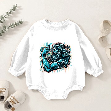 Discover Zeus Lightning King Baby Romper Sweatshirts