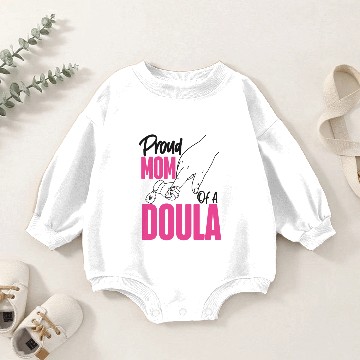 Discover Doula Birth Worker Mom Proud Mom Baby Romper Sweatshirts