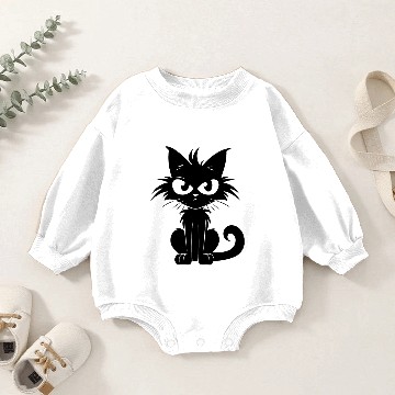 Discover Funny Hilarious Cat Baby Romper Sweatshirts