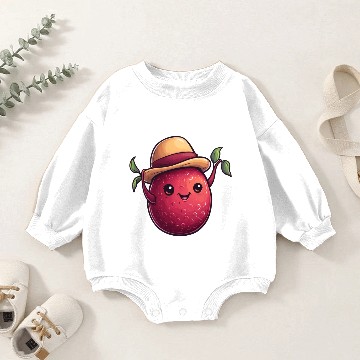 Discover Pomegranate Baby Romper Sweatshirts