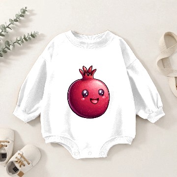 Discover Pomegranate Baby Romper Sweatshirts