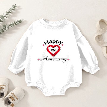 Discover anniversary 21st Baby Romper Sweatshirts