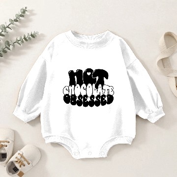 Discover Hot chocolate obsessed Baby Romper Sweatshirts