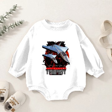 Discover BAE Systems Tempest Next-Generation Fighter Jet Baby Romper Sweatshirts