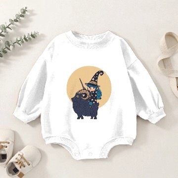 Discover Black Magic Baby Romper Sweatshirts